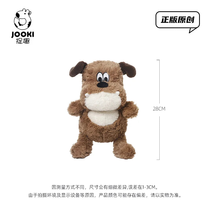 JOOKI Derp Face Bulldog Plush Toy (28 cm)