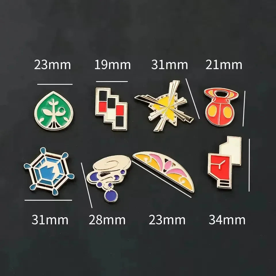 Coffret de badges de gymnase Pokimoen 