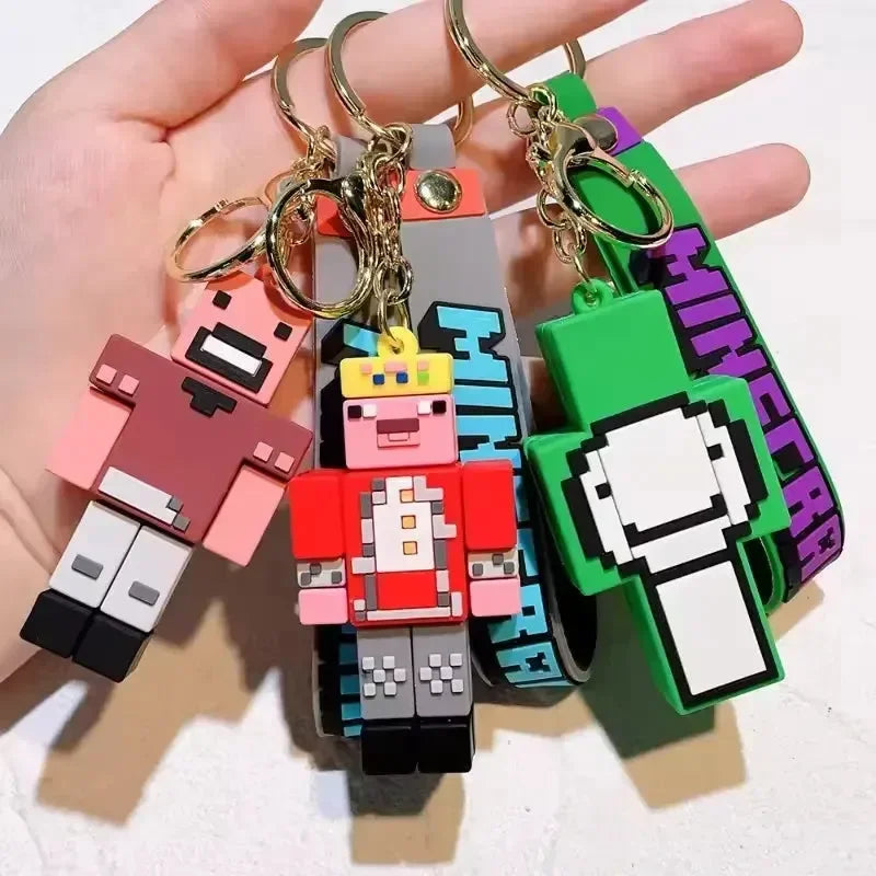 Key Chain Minecraft Minecraft Pixel Style Keychain