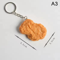 Fry-Day Feast Fast Food Keychain