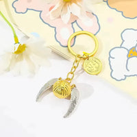 Winged Wonder Golden Snitch Keychain