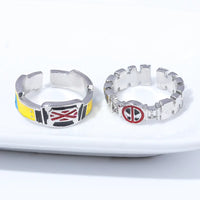 Elegant Deadpool and Wolverine Ring