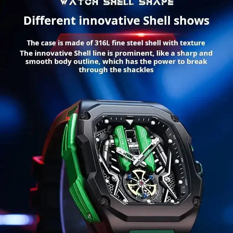 Tonneau Phantom Speed Series Luxury Watch