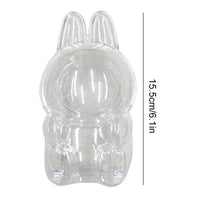 Labubu Transparent Protective Cover - Bear Hugs