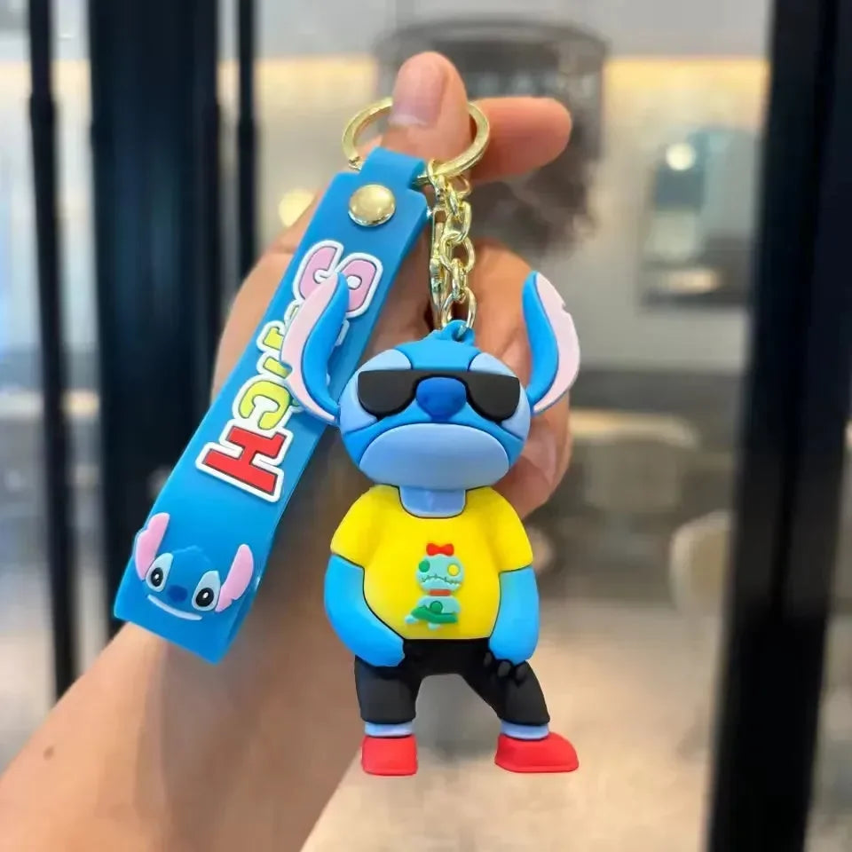 سلسلة مفاتيح ستيتش مانيا ثلاثية الأبعاد 