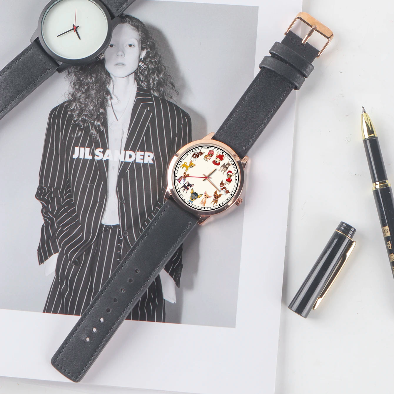 Dog Breeds Novelty Wrist Watch