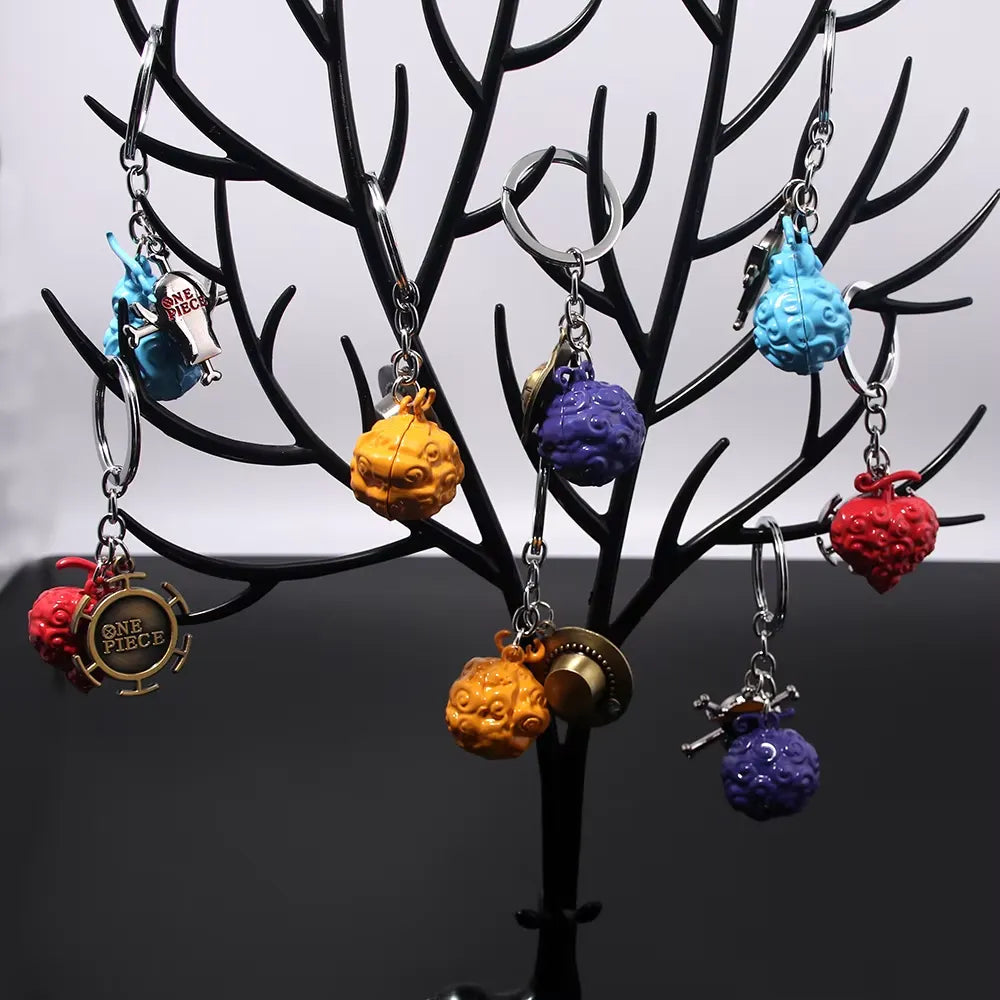 One Piece Devil Fruit Keychain