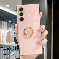 Luxury Plating Ring Case (For Samsung)