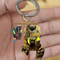 Amped Icons 3D Tool Keychain