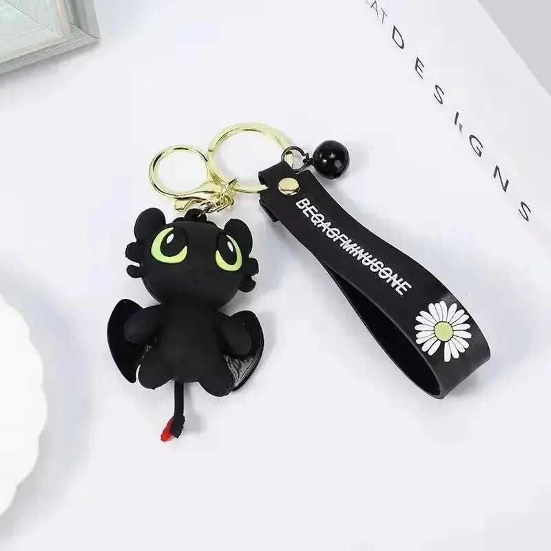Night Fury Toothless Dragon 3D Keychain