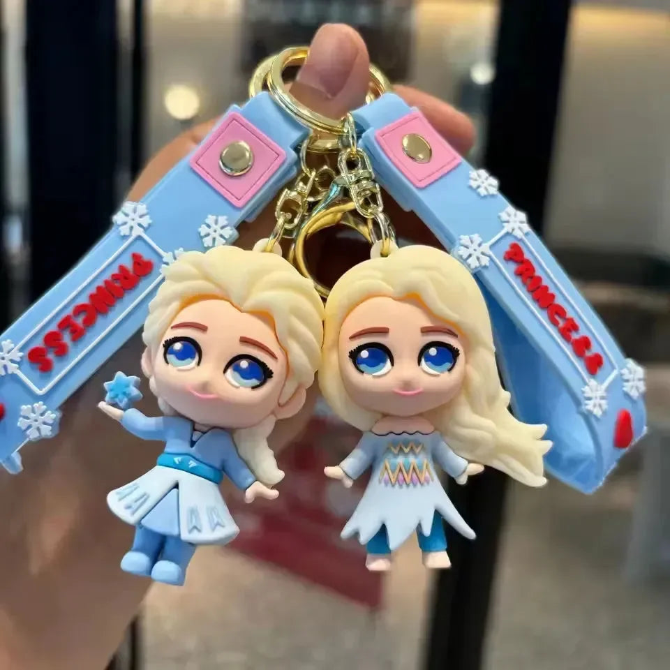 Frozen Princess Crew 3D Keychain