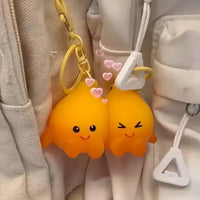 Soul Flame Bond Couple Keychain Set