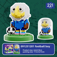 2026 NEW World Famous Football Players lega Figurine Messi Ronaldo Neymar Lewandowski Mini Action Building Block Model Toy Gifts - Bear Hugs