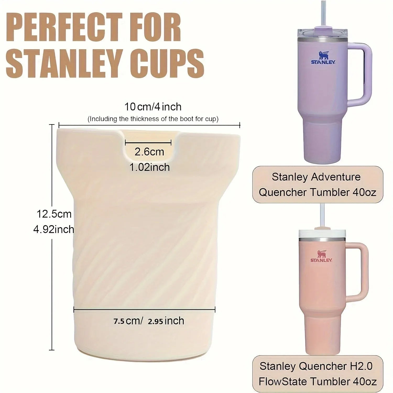 Silicone Boot For Stanley 40oz Tumbler