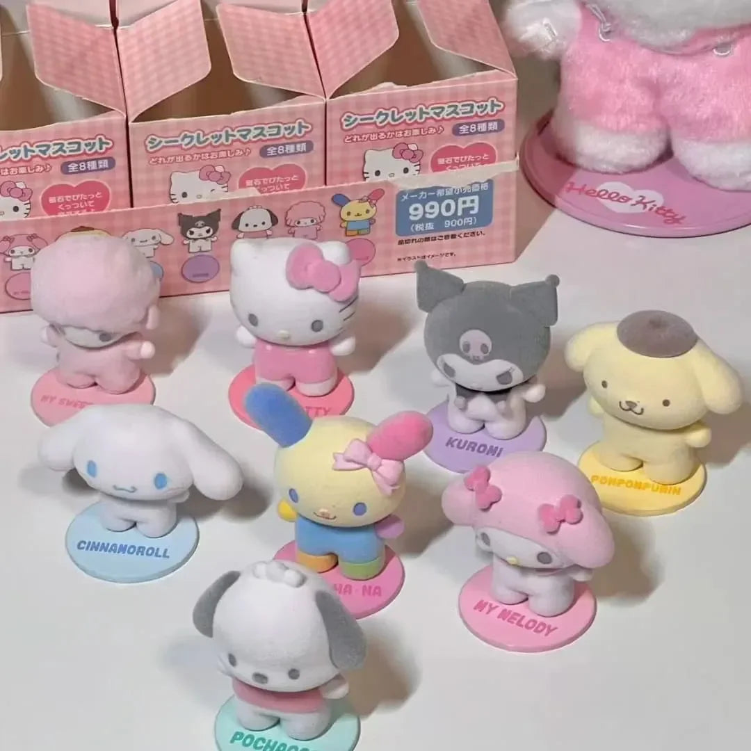 Sanrio Pitatto Friends Mini Flocky Figurines - Unofficial - Bear Hugs