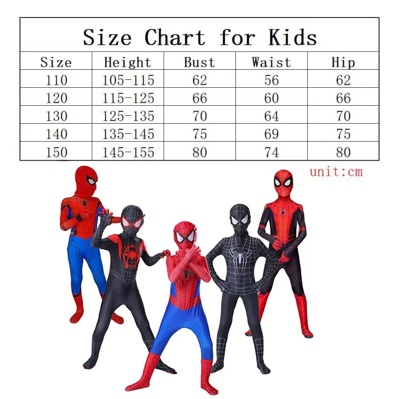 Spiderman Full Body Costume