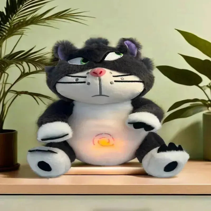 Lucifer Cat Musical Breathing Teddy Plushie