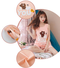 Brown Bear Pajamas Suits PN1332 - Bear Hugs