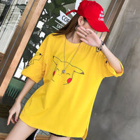 Yellow Loose Pikachu Tshirt PN1427 - Bear Hugs