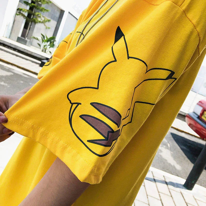 Yellow Loose Pikachu Tshirt PN1427 - Bear Hugs