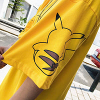 Yellow Loose Pikachu Tshirt PN1427 - Bear Hugs