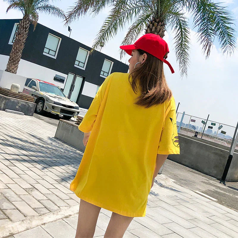 Yellow Loose Pikachu Tshirt PN1427 - Bear Hugs