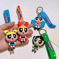 Cute Powerpuff Girls Keychains