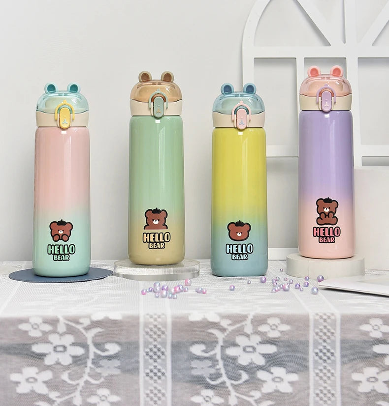 Hello Bear Kids Insulated Bottle (440 ml)