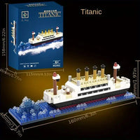 Titanic Ship Building Blocks