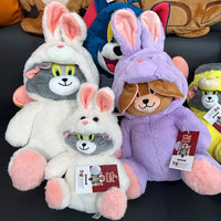 Tom & Jerry Bear Cosplay Plushies (22 cm)