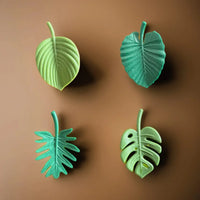 Tropical Palm Leaves Fridge Magnets (Set of 4)