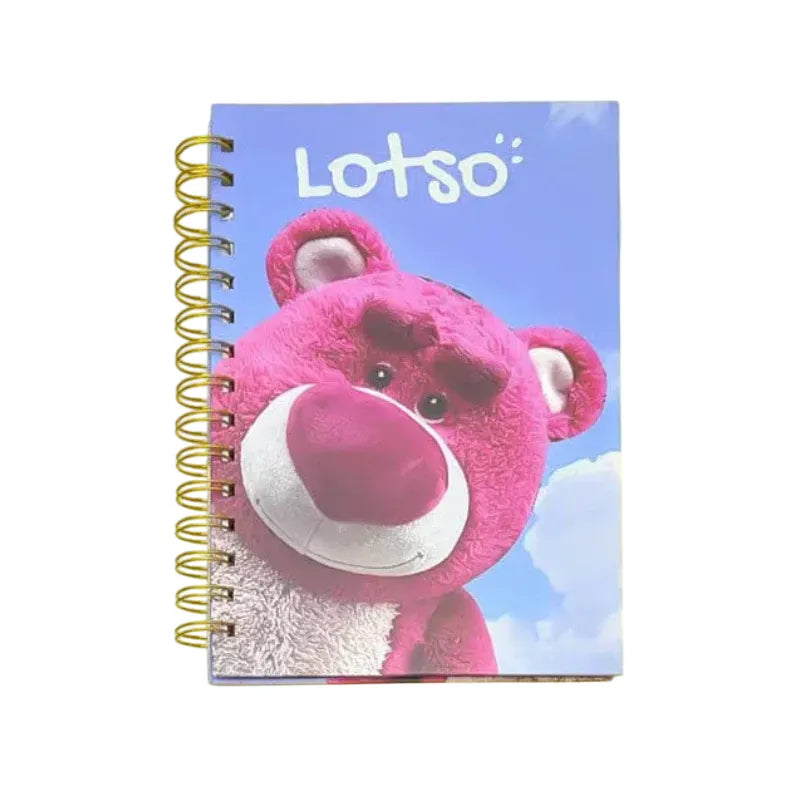 Hugging Lotso A5 Spiral Notebook