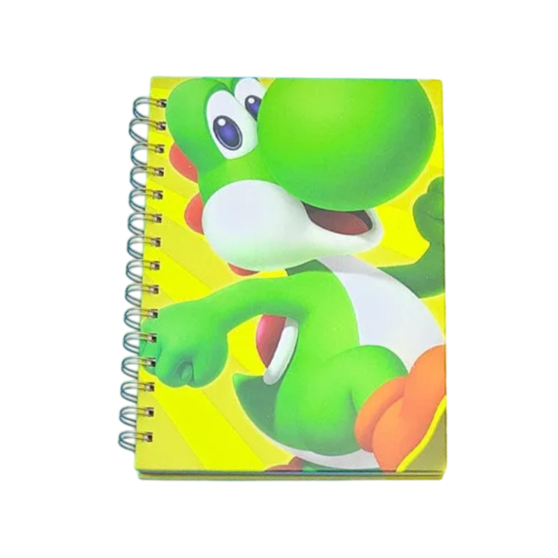 Super Mario A5 Spiral Notebook