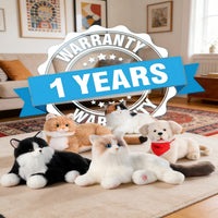 Percy Robot Cat - Interactive Emotional Support Pet Weighted - Bear Hugs