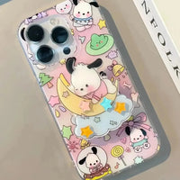 Pochacco Phone Case with Pop Socket - Bear Hugs