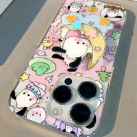 Pochacco Phone Case with Pop Socket - Bear Hugs