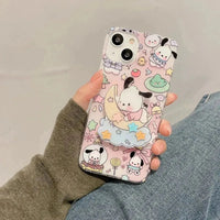 Pochacco Phone Case with Pop Socket - Bear Hugs