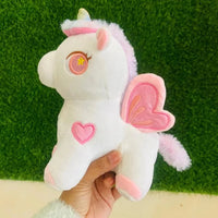 Cute Unicorn Embroidered Wings Plushie (25 cm)