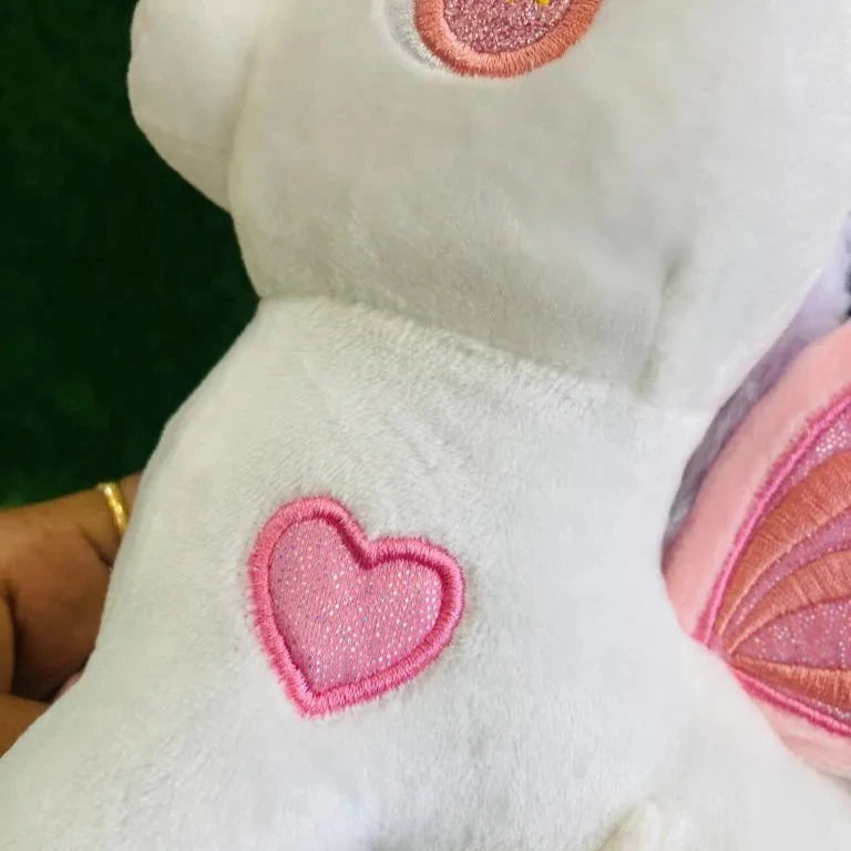 Cute Unicorn Embroidered Wings Plushie (25 cm)