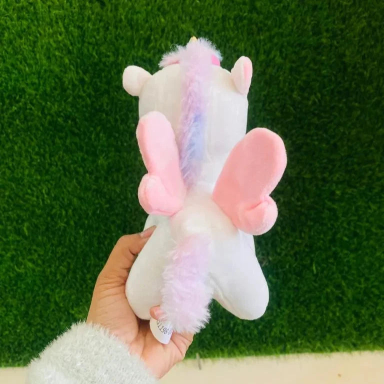 Cute Unicorn Embroidered Wings Plushie (25 cm)