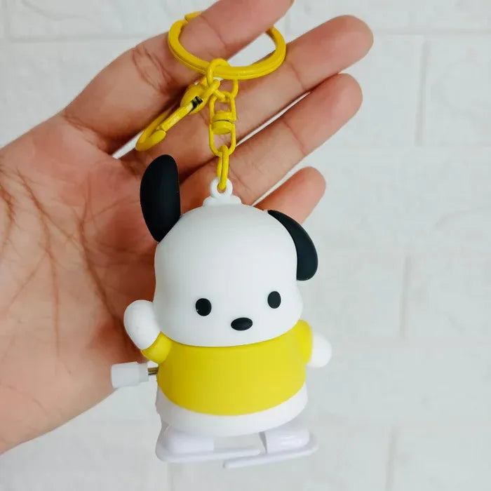 Sanrio Pochacco Winding Walking Keychain