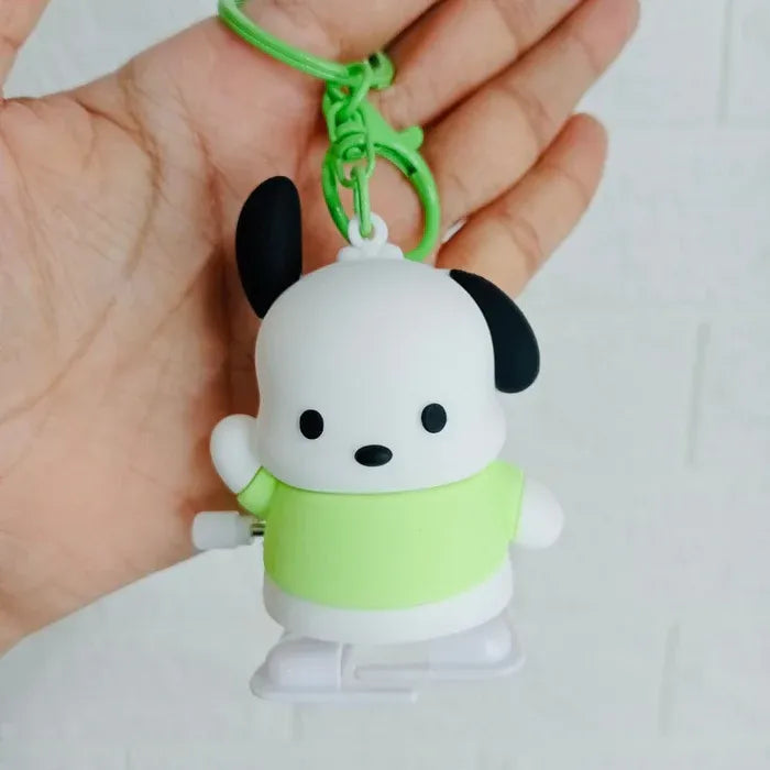 Sanrio Pochacco Winding Walking Keychain