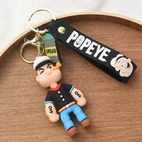 Popeye Spinach Strong 3D Keychain