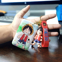 One Piece Luffy ID Card Keychain