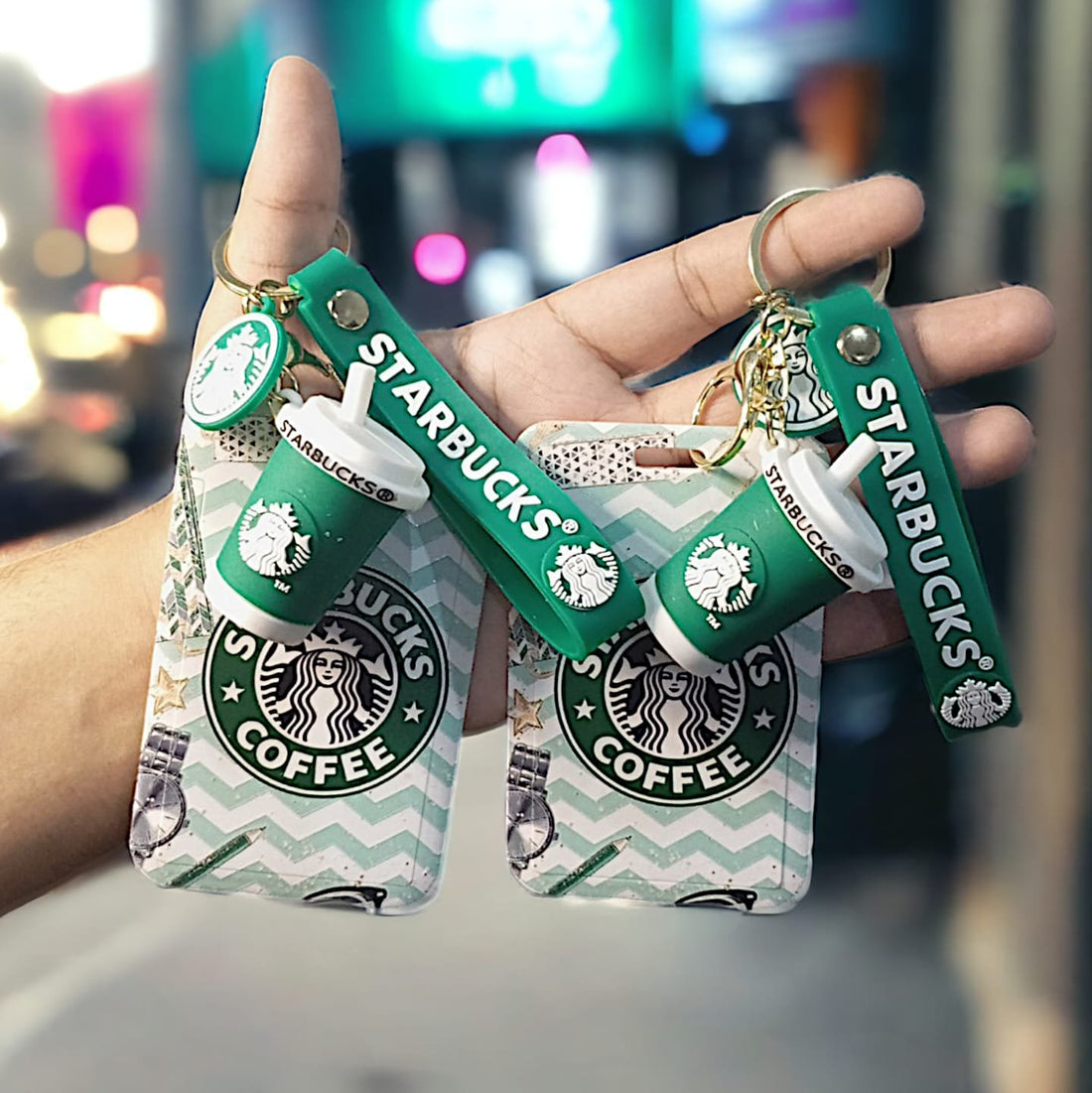 Starbucks ID Card Keychain