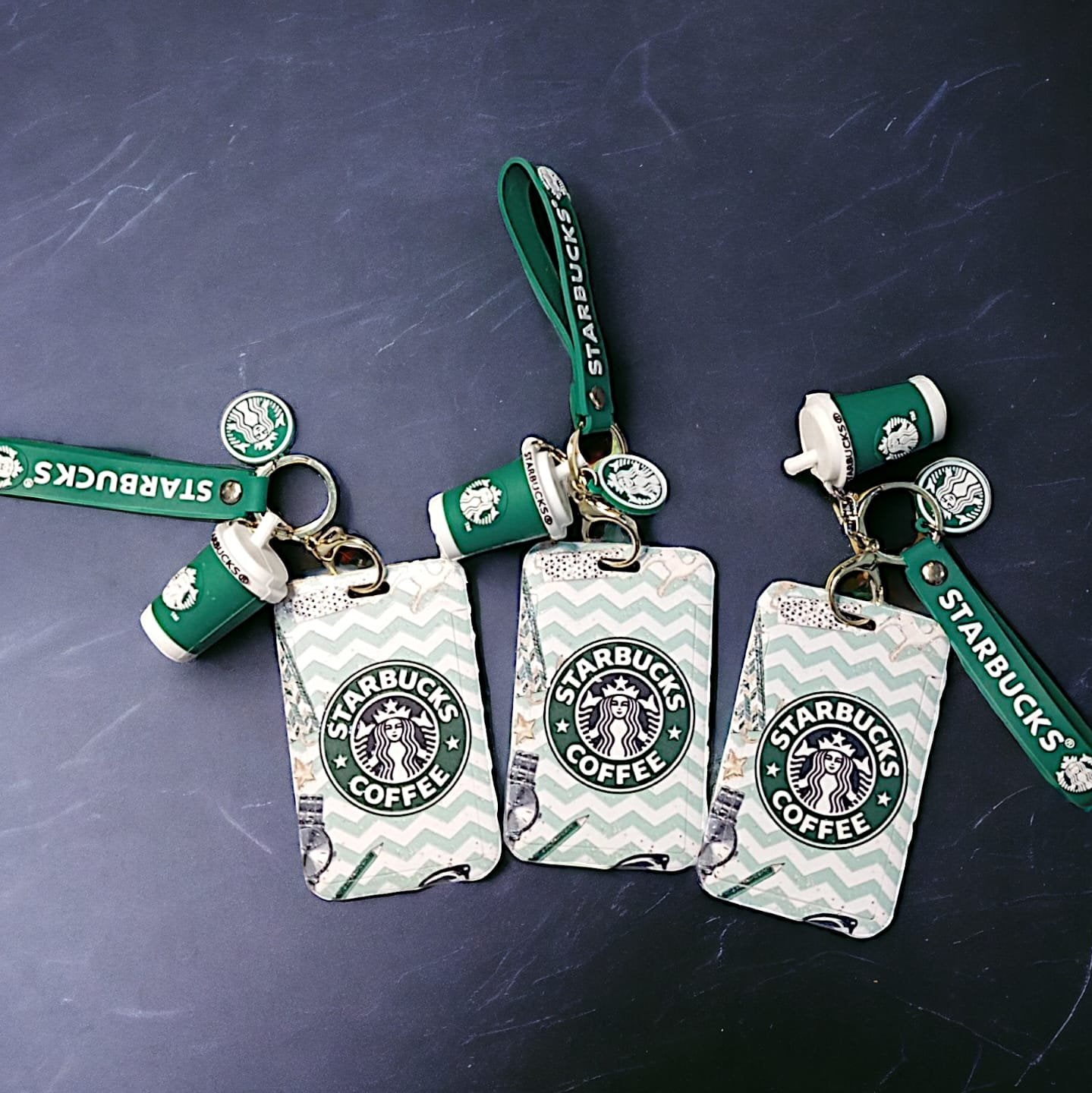 Starbucks ID Card Keychain