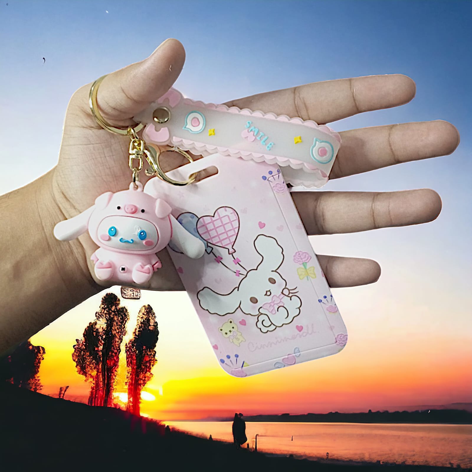 Sanrio Kawaii ID Card Keychain