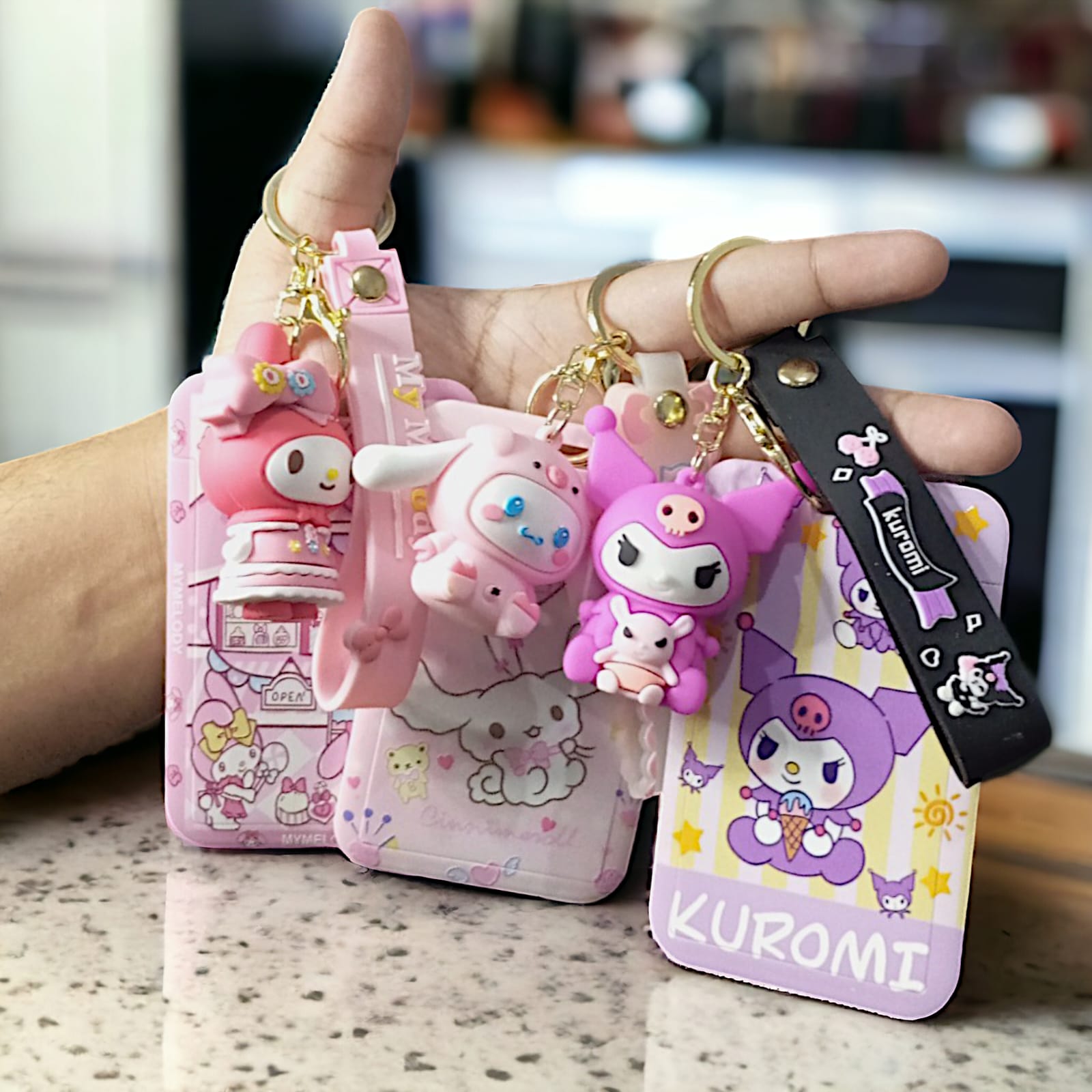 Sanrio Kawaii ID Card Keychain