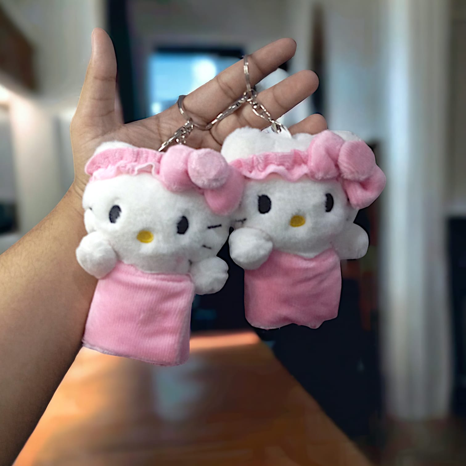 Headband Hello Kitty Plush Keychain