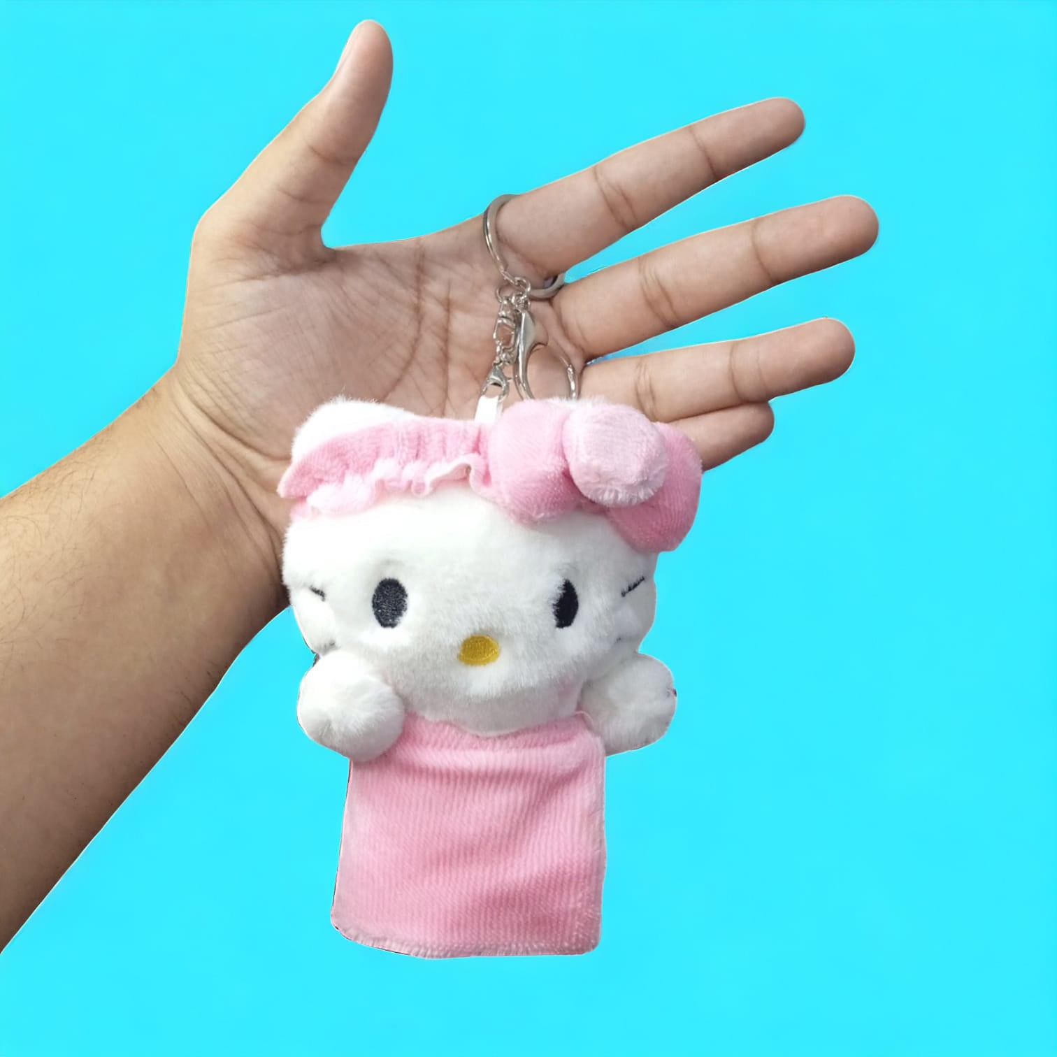 Headband Hello Kitty Plush Keychain